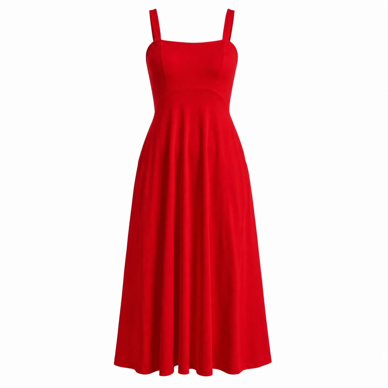 White Tie-Back Midi Dress WHD0606061