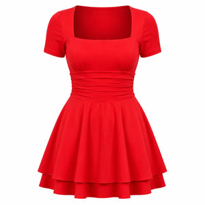 White Tie-Back Midi Dress WHD0606063