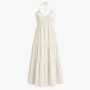 Halter Tie-Back Maxi Dress WHD0606064