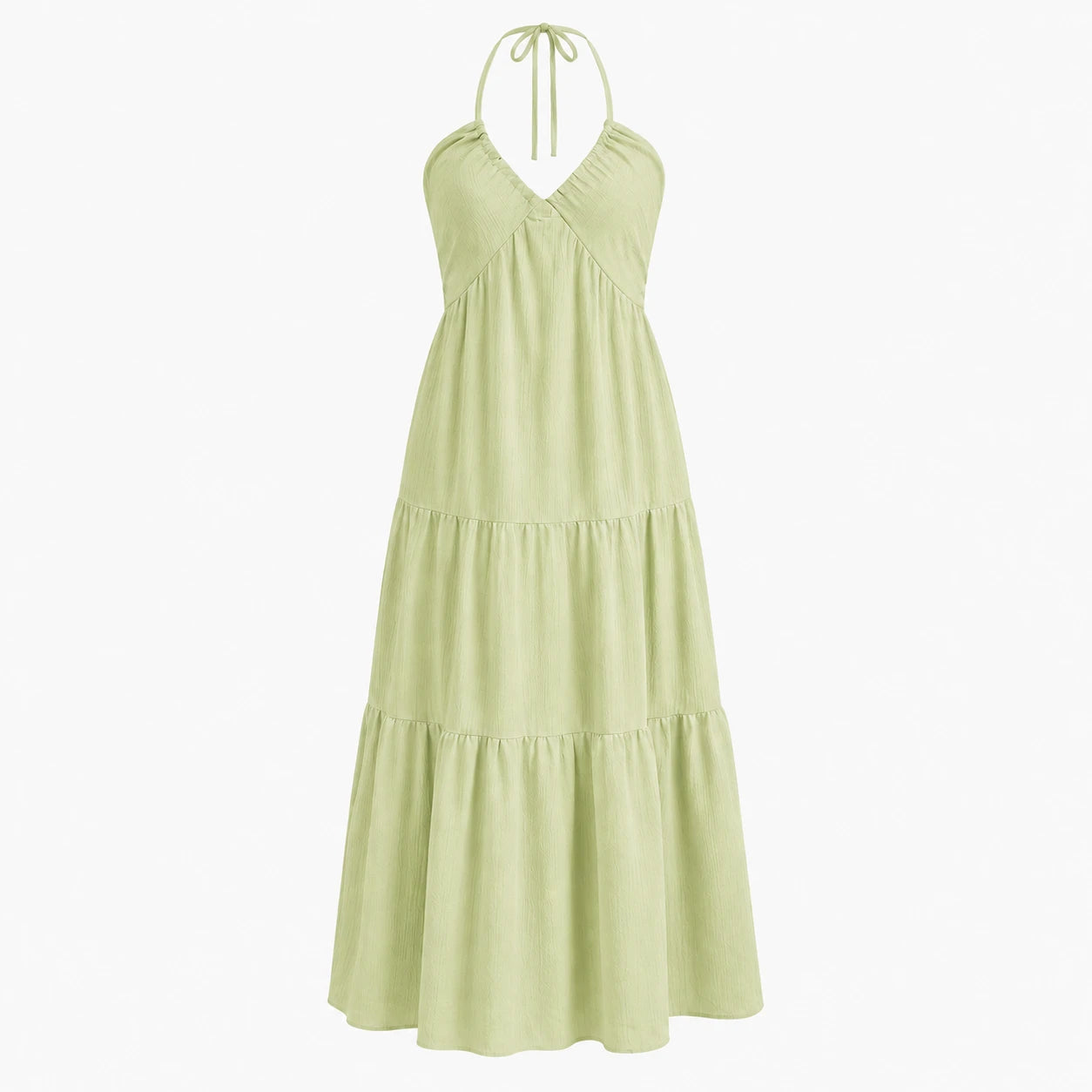 Halter Tie-Back Maxi Dress WHD0606064