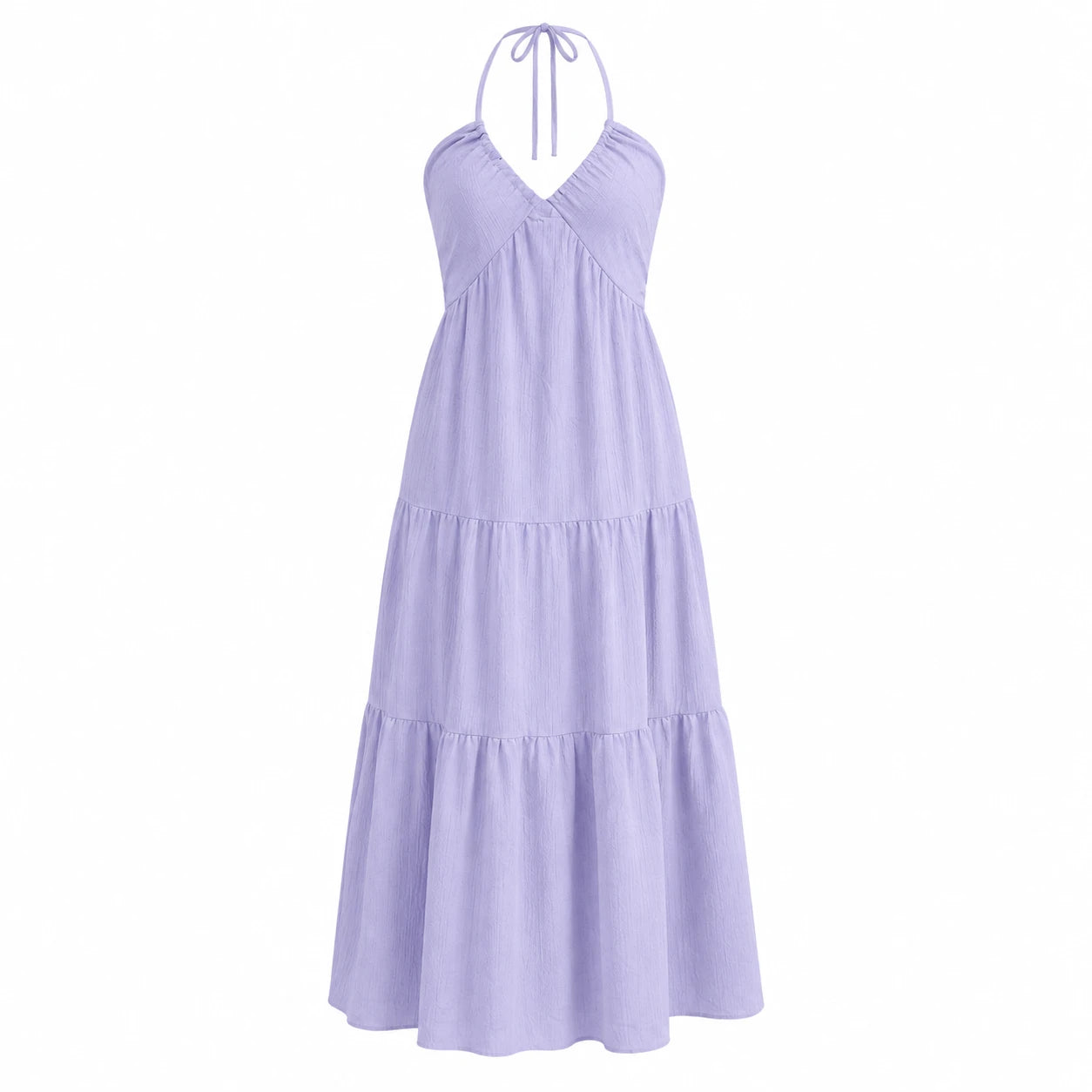Halter Tie-Back Maxi Dress WHD0606064