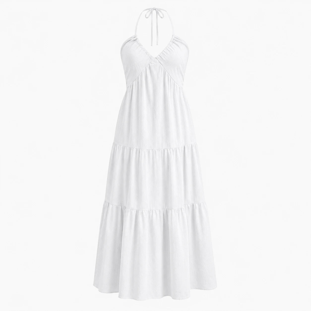 Halter Tie-Back Maxi Dress WHD0606064