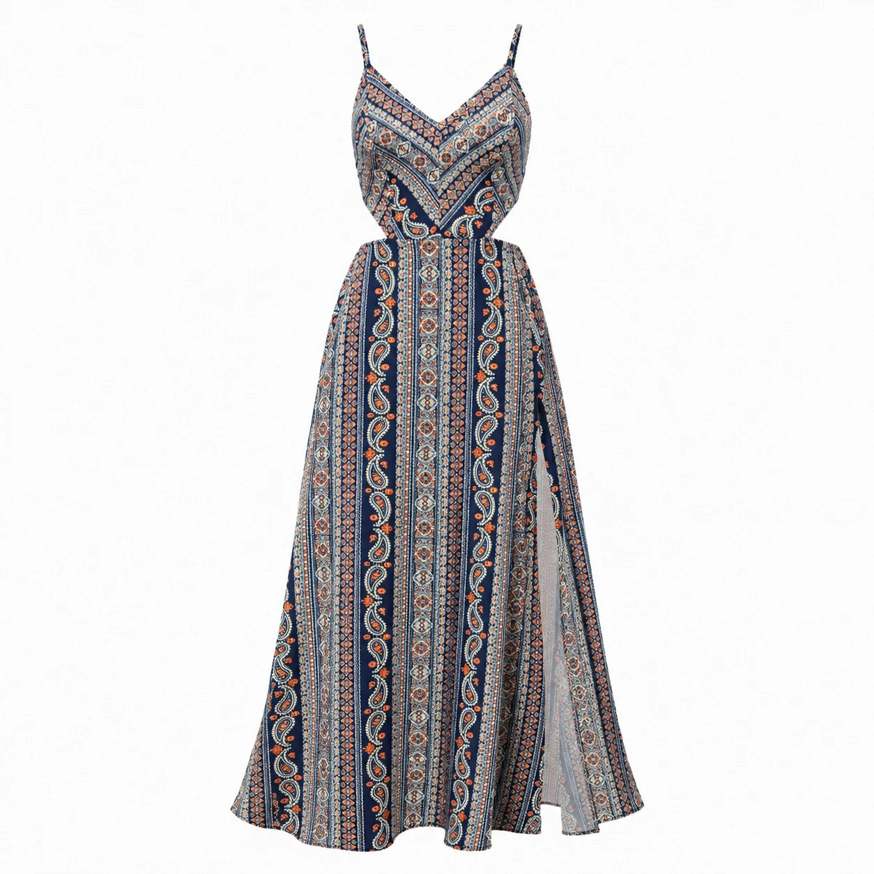 Boho Slit Maxi Dress WHD0606066