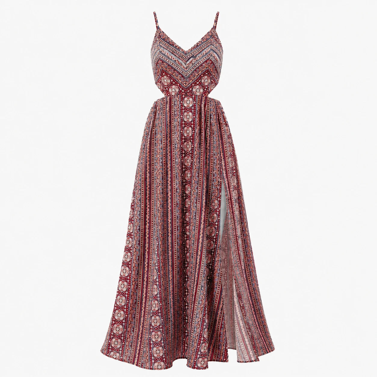 Boho Slit Maxi Dress WHD0606066