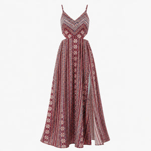 Boho Slit Maxi Dress WHD0606066