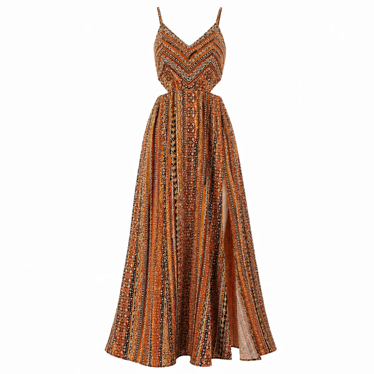 Boho Slit Maxi Dress WHD0606066