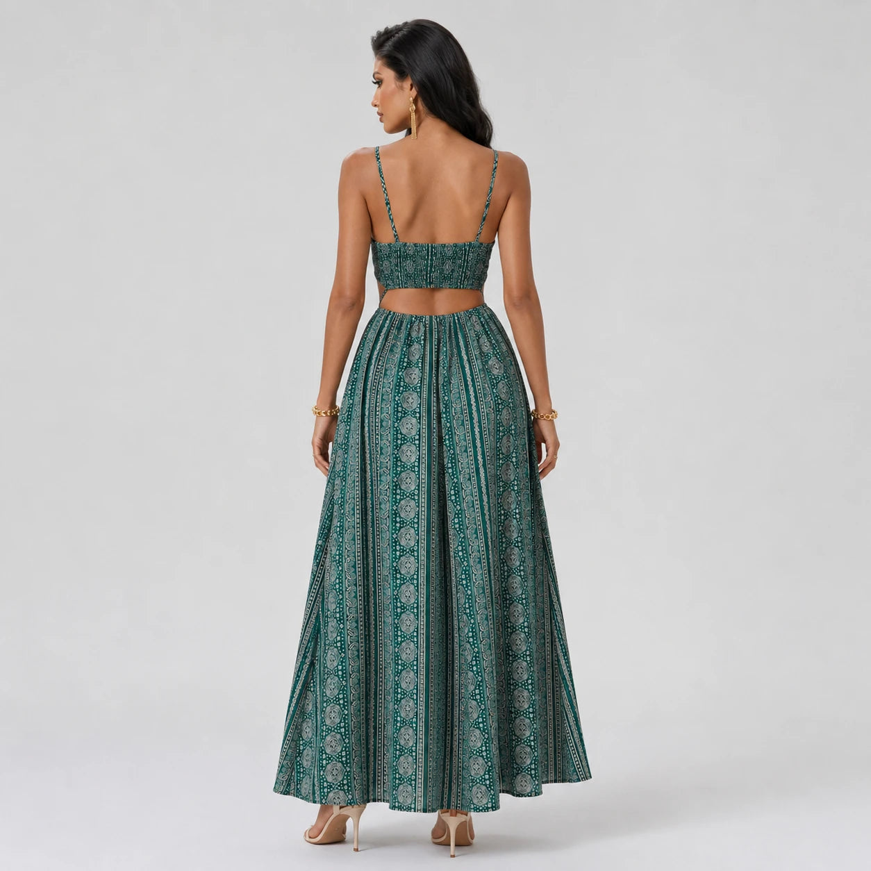 Boho Slit Maxi Dress WHD0606066