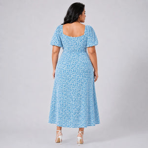 Floral Slit Maxi Dress WHD0606067