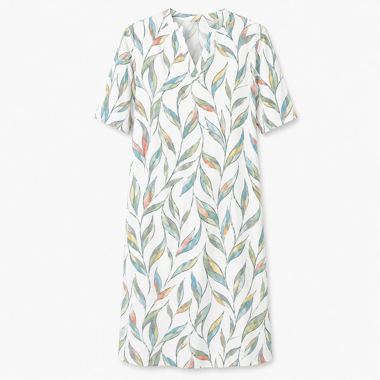 Blue Floral Shift Dress WHD0606070