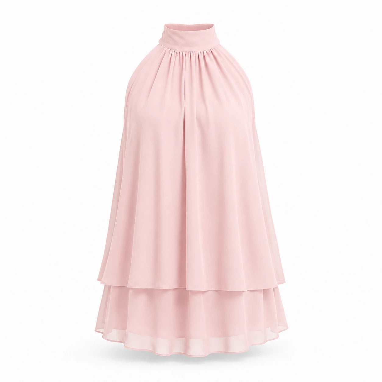 Halter Mini Shift Dress WHD0606071