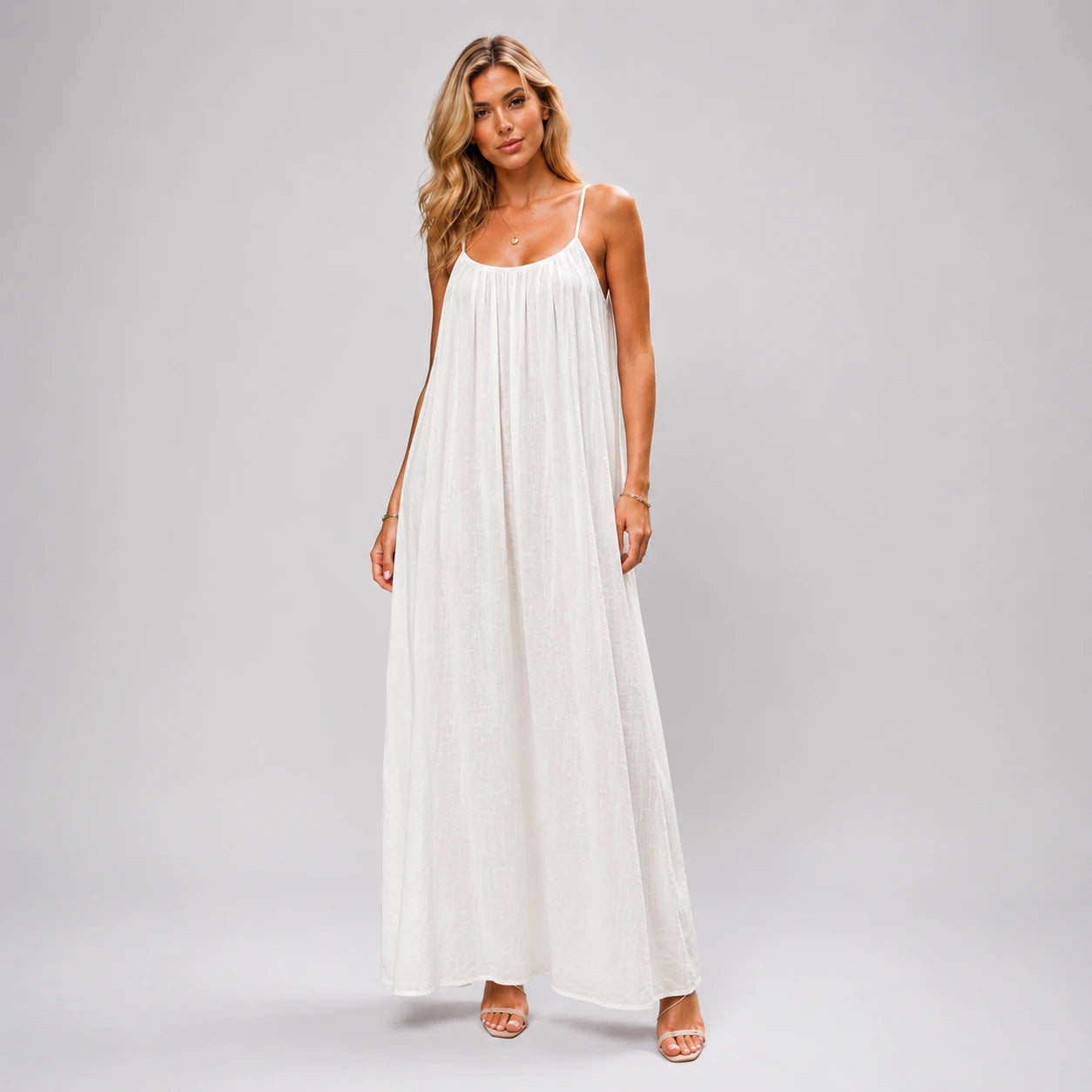 Open Back Resort Maxi Dress WHD0606073