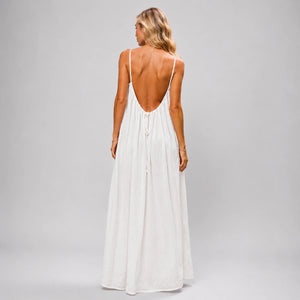 Open Back Resort Maxi Dress WHD0606073