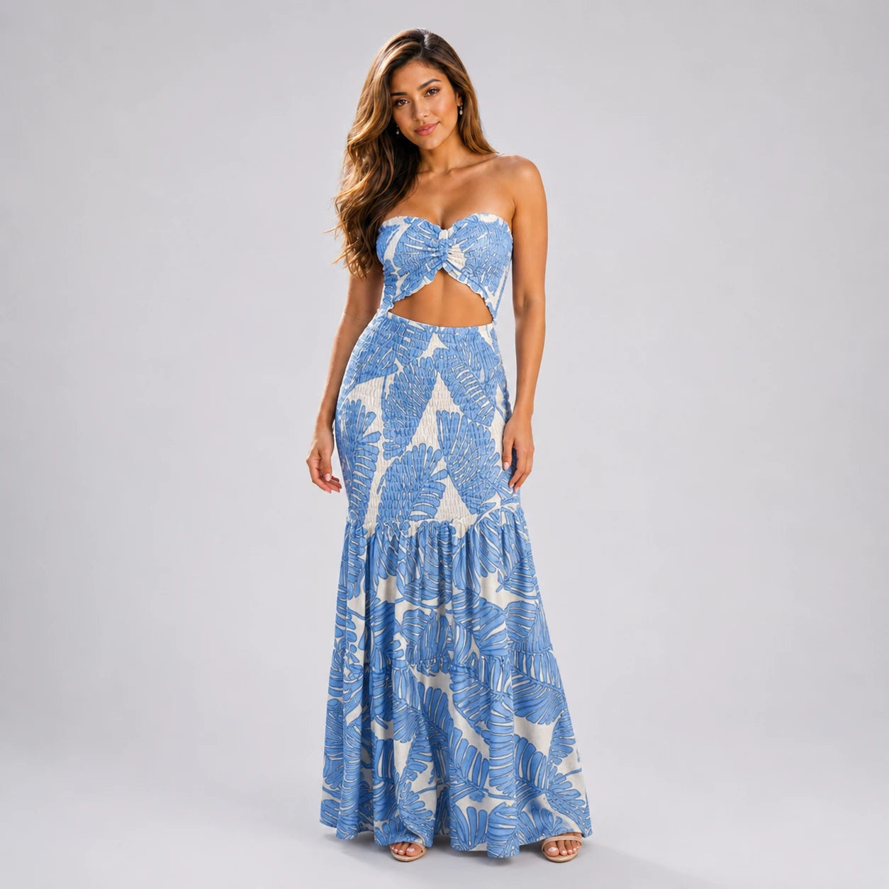 Tropical Bandeau Maxi Set WHD0606074
