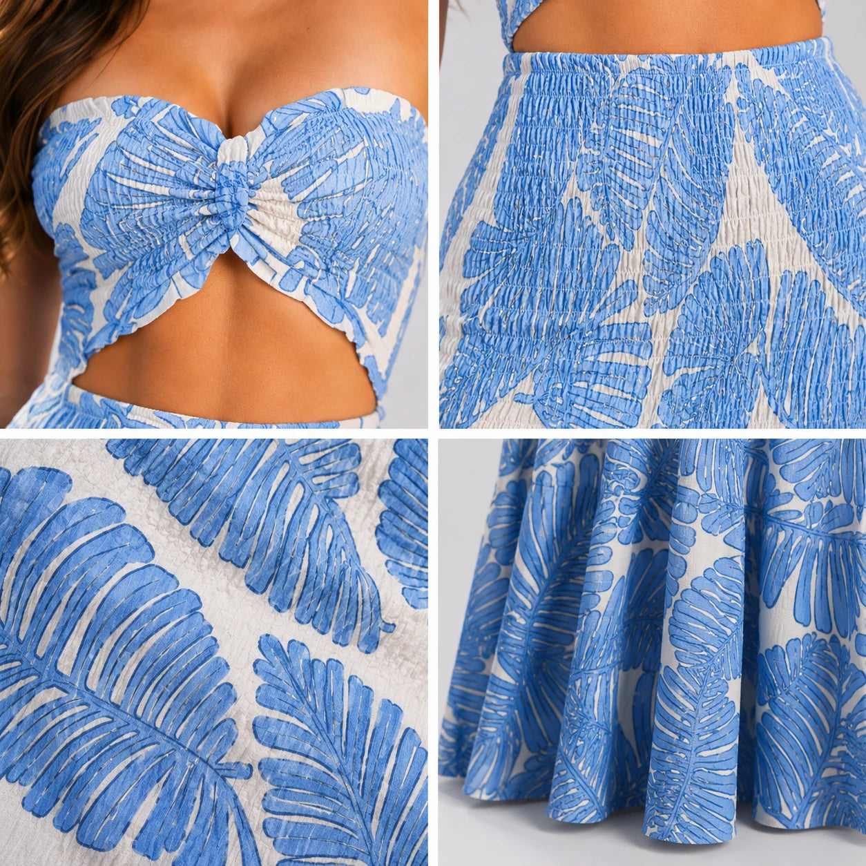 Tropical Bandeau Maxi Set WHD0606074