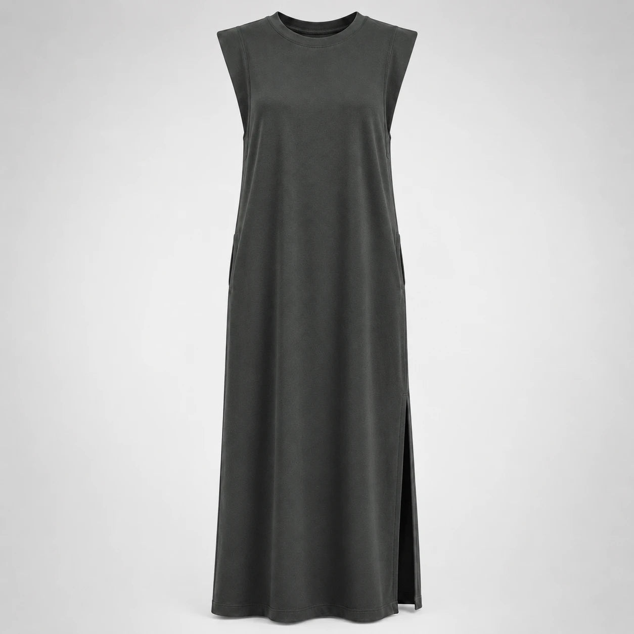 Sleeveless Side Slit Maxi Dress WHD0606080