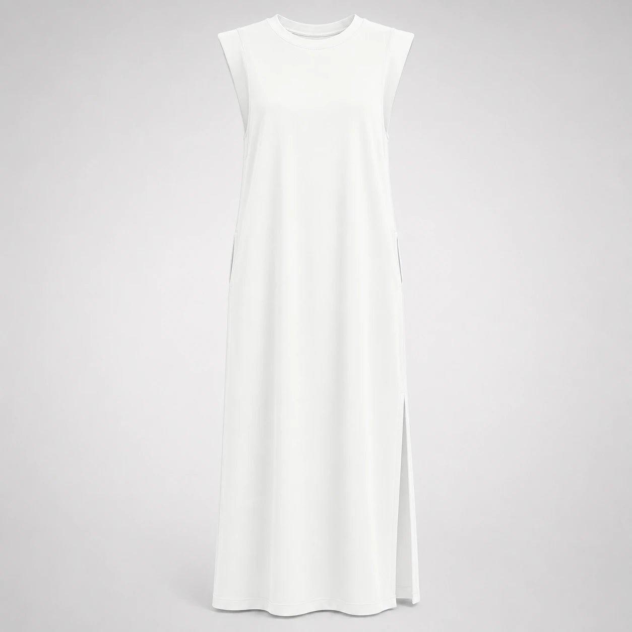 Sleeveless Side Slit Maxi Dress WHD0606080