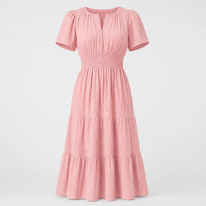 Tiered Smocked Midi Dress WHD0606082