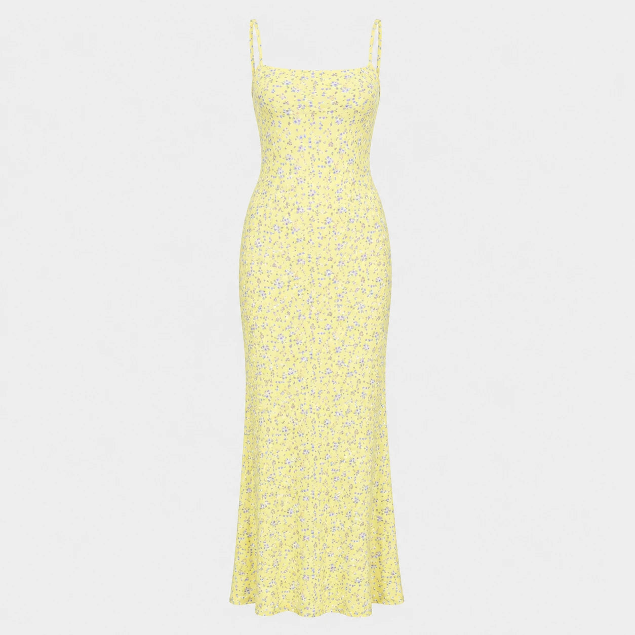 Floral Open Back Maxi Dress WHD0606083