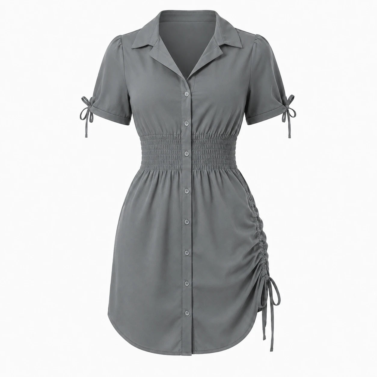 Tie Detail Shirt Dress WHD0606085