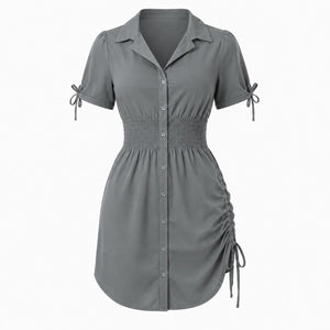 Tie Detail Shirt Dress WHD0606085