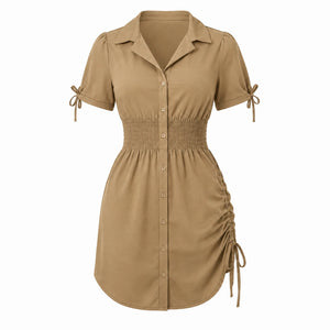 Tie Detail Shirt Dress WHD0606085