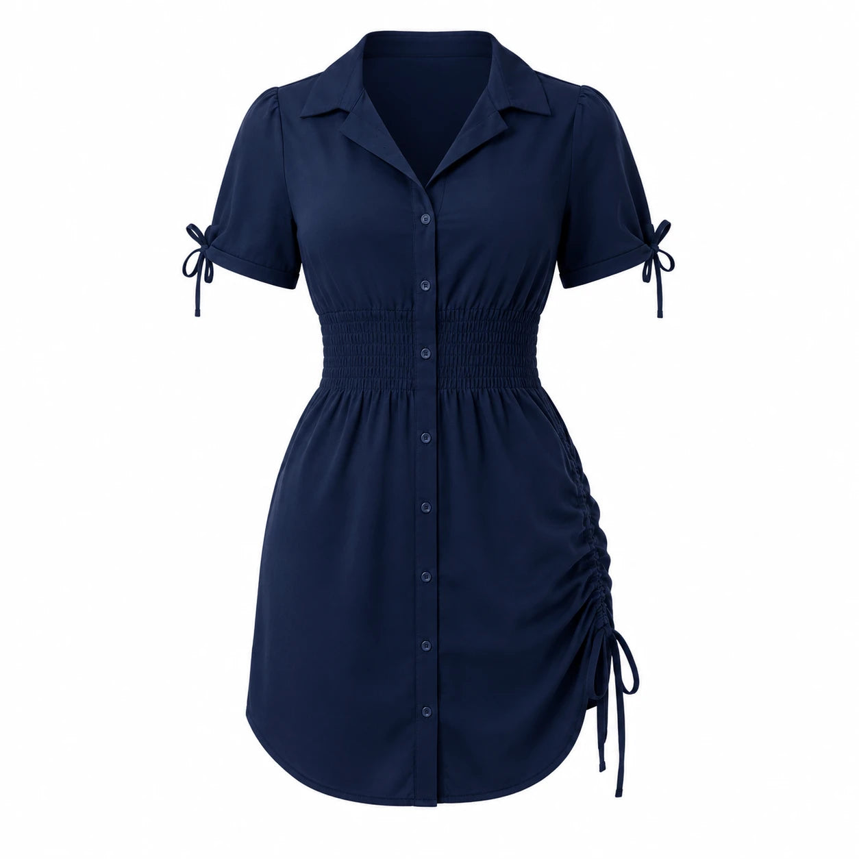 Tie Detail Shirt Dress WHD0606085