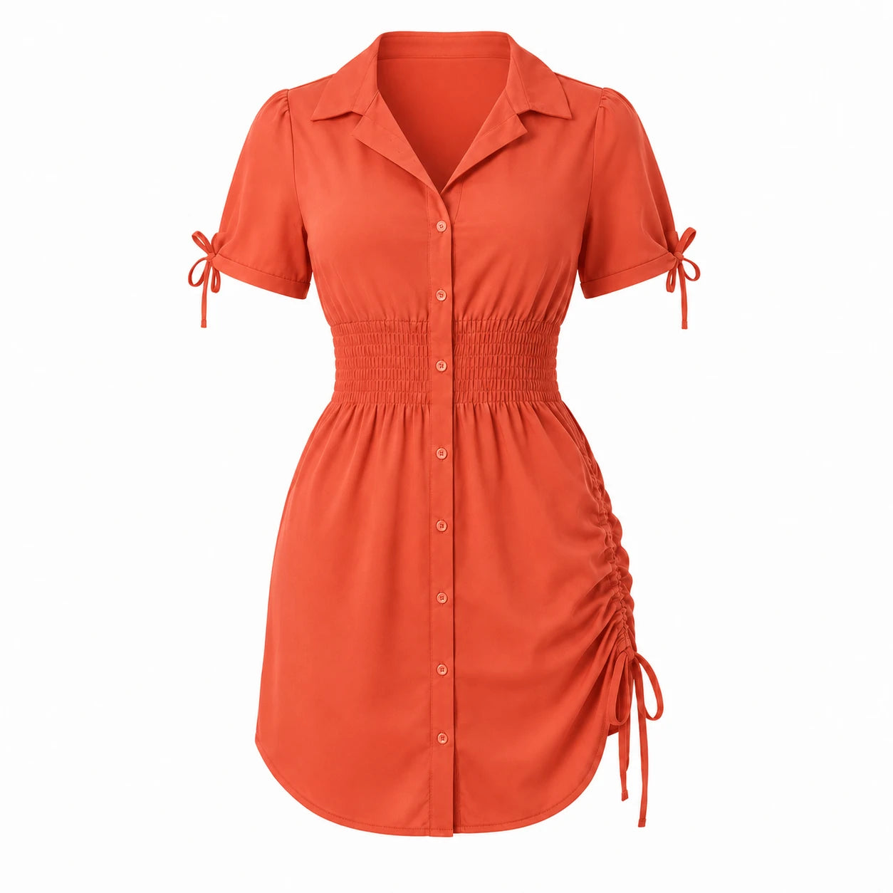 Tie Detail Shirt Dress WHD0606085