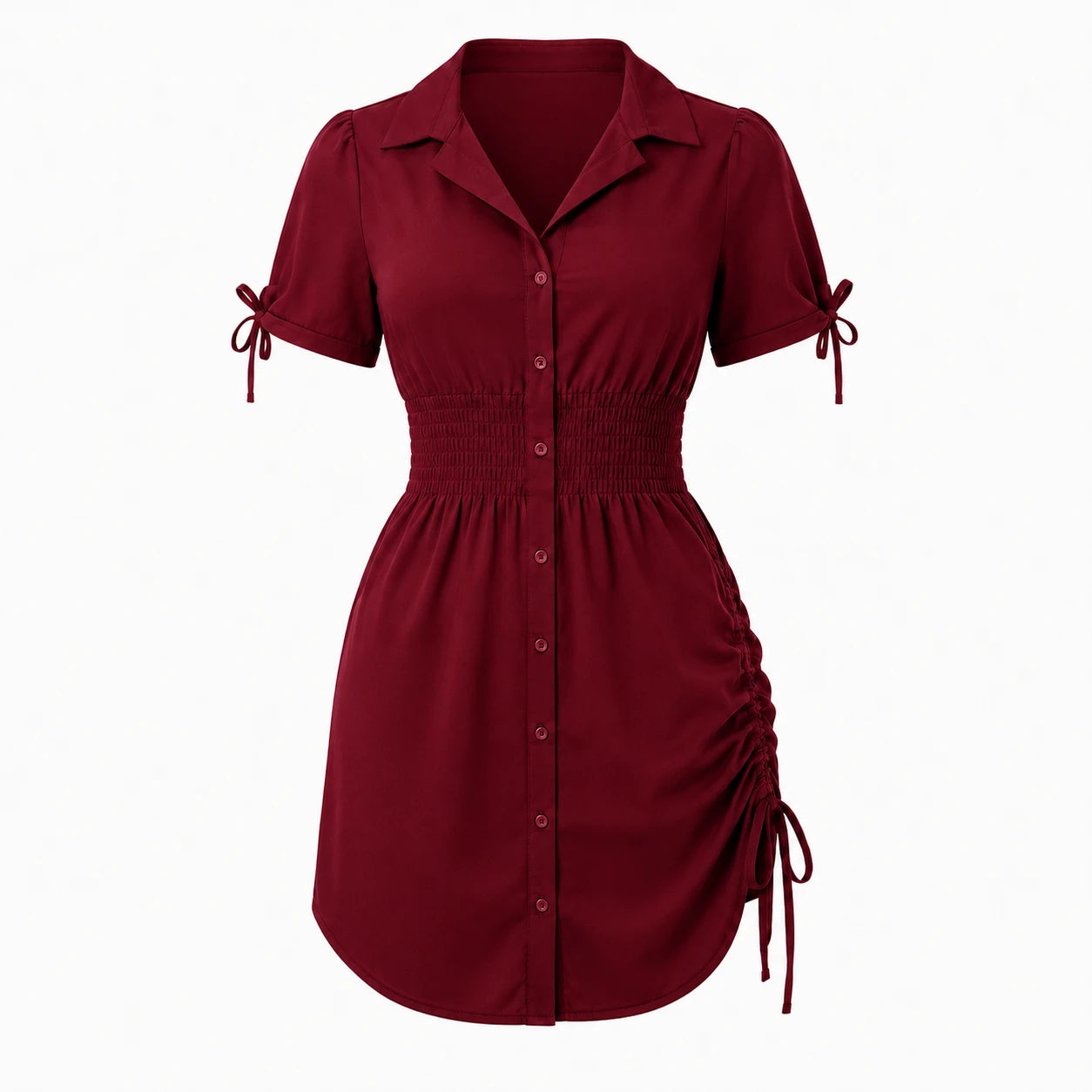 Tie Detail Shirt Dress WHD0606085