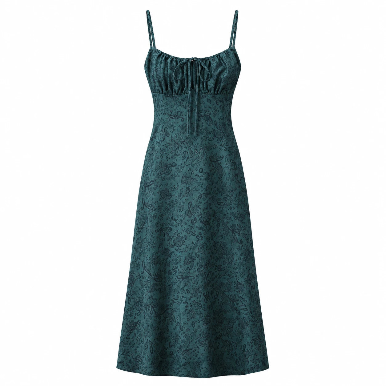 Floral Strap Midi Dress WHD0606086