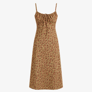 Floral Strap Midi Dress WHD0606086