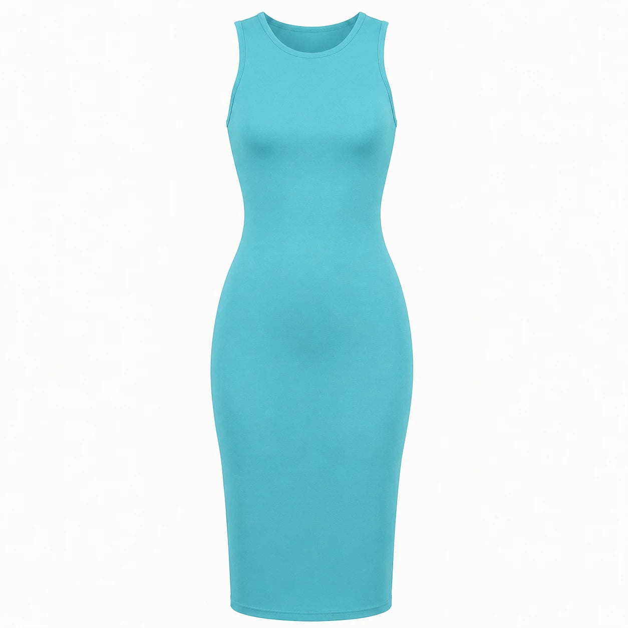 Sleeveless Bodycon Midi Dress WHD0606089