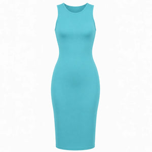 Sleeveless Bodycon Midi Dress WHD0606089