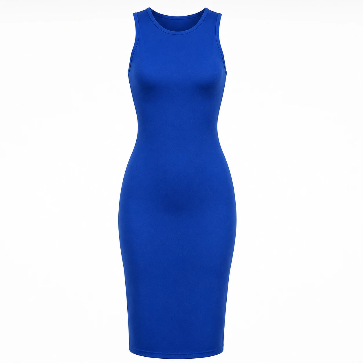 Sleeveless Bodycon Midi Dress WHD0606089