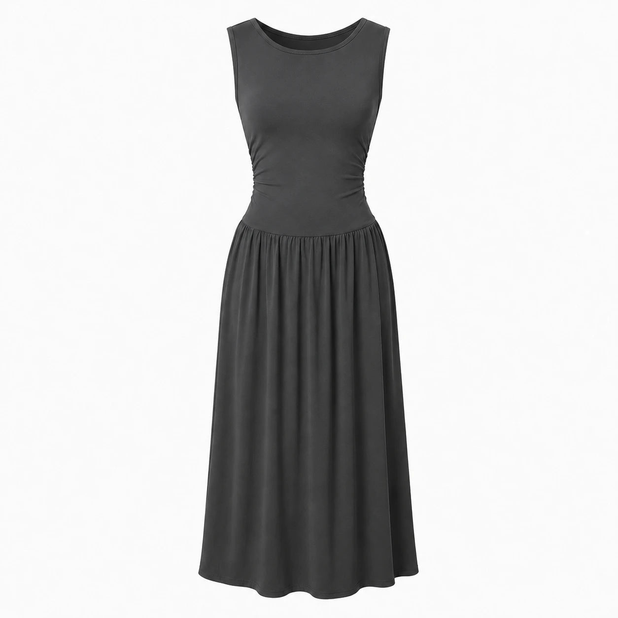Ruched Waist Maxi Dress WHD0606091