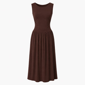 Ruched Waist Maxi Dress WHD0606091