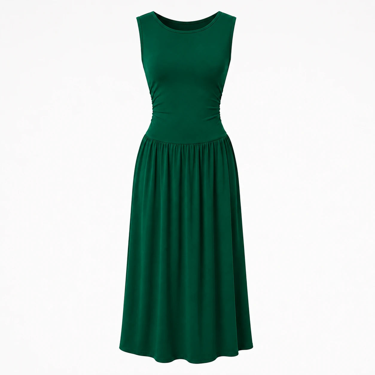Ruched Waist Maxi Dress WHD0606091