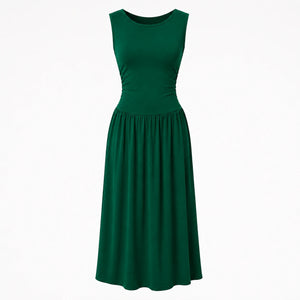 Ruched Waist Maxi Dress WHD0606091