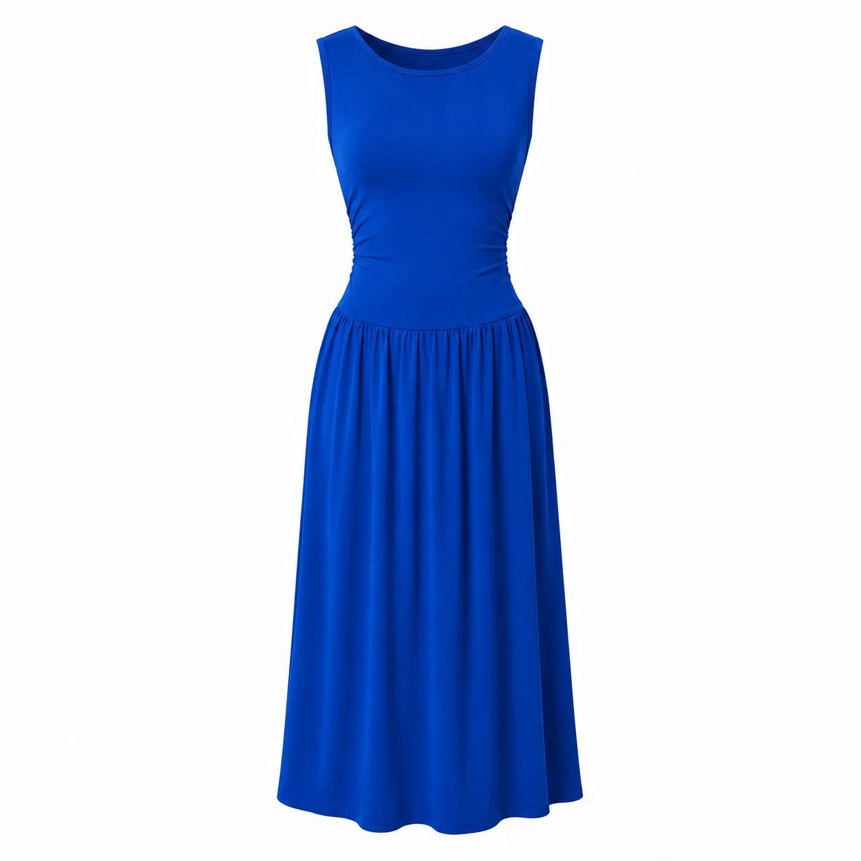 Ruched Waist Maxi Dress WHD0606091