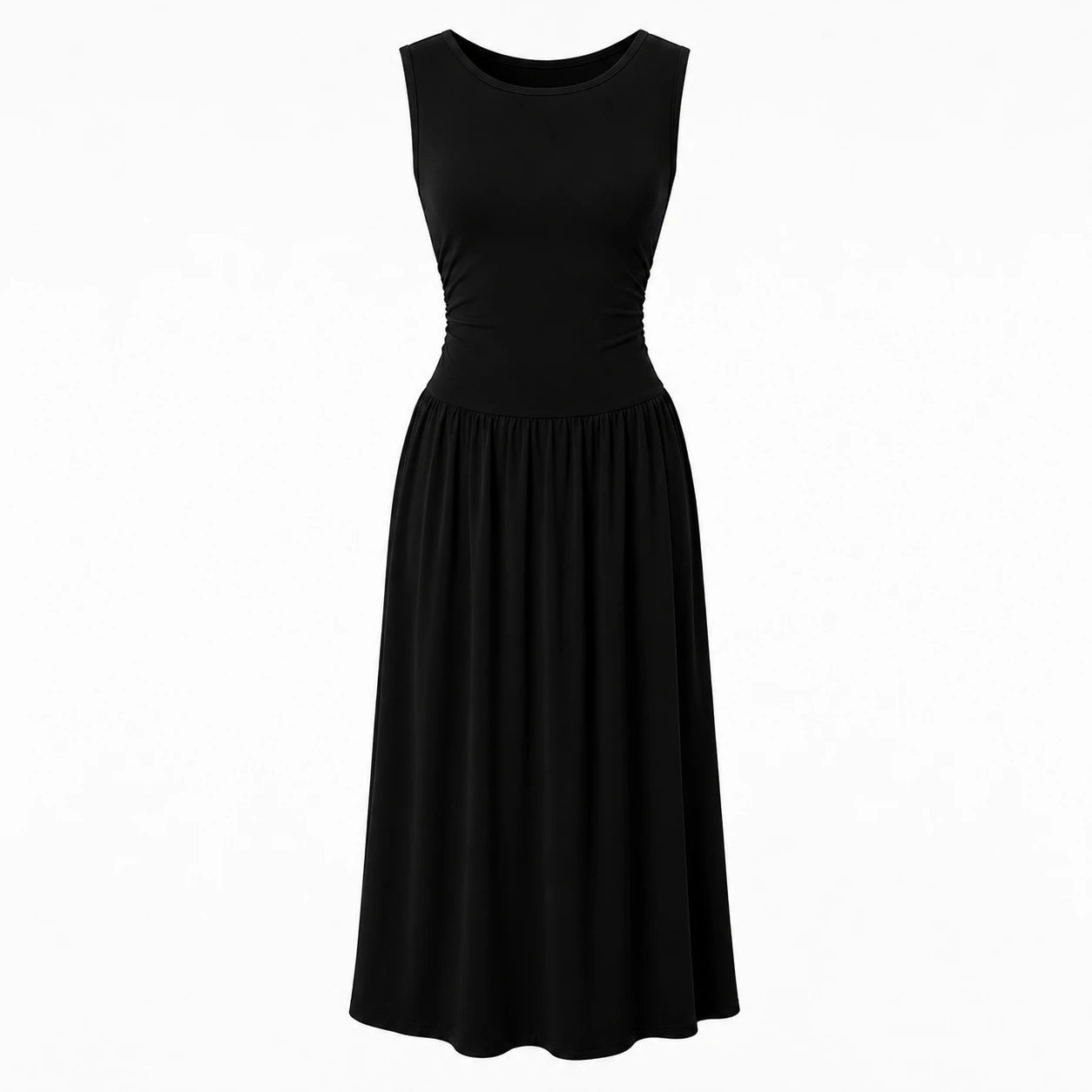 Ruched Waist Maxi Dress WHD0606091