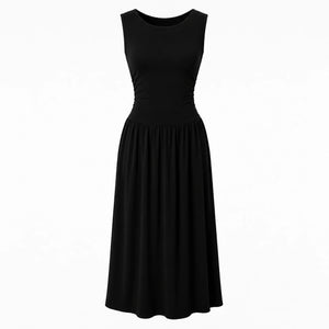 Ruched Waist Maxi Dress WHD0606091
