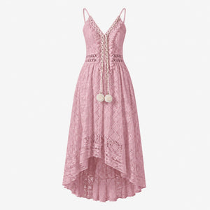 Lace V-Neck Maxi Dress WHD0606097