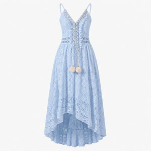 Lace V-Neck Maxi Dress WHD0606097
