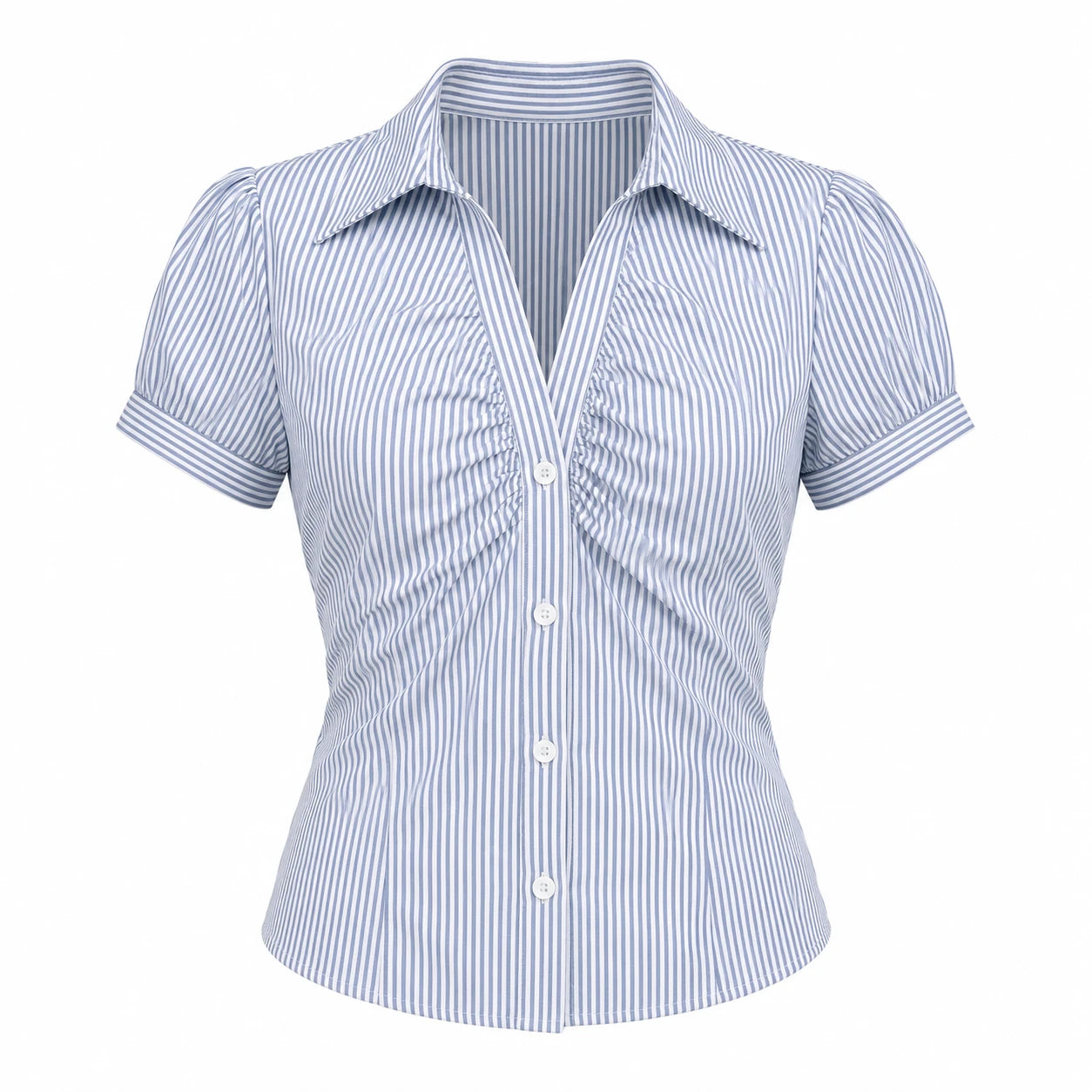 Striped Tie Back Shirt WHD0606123