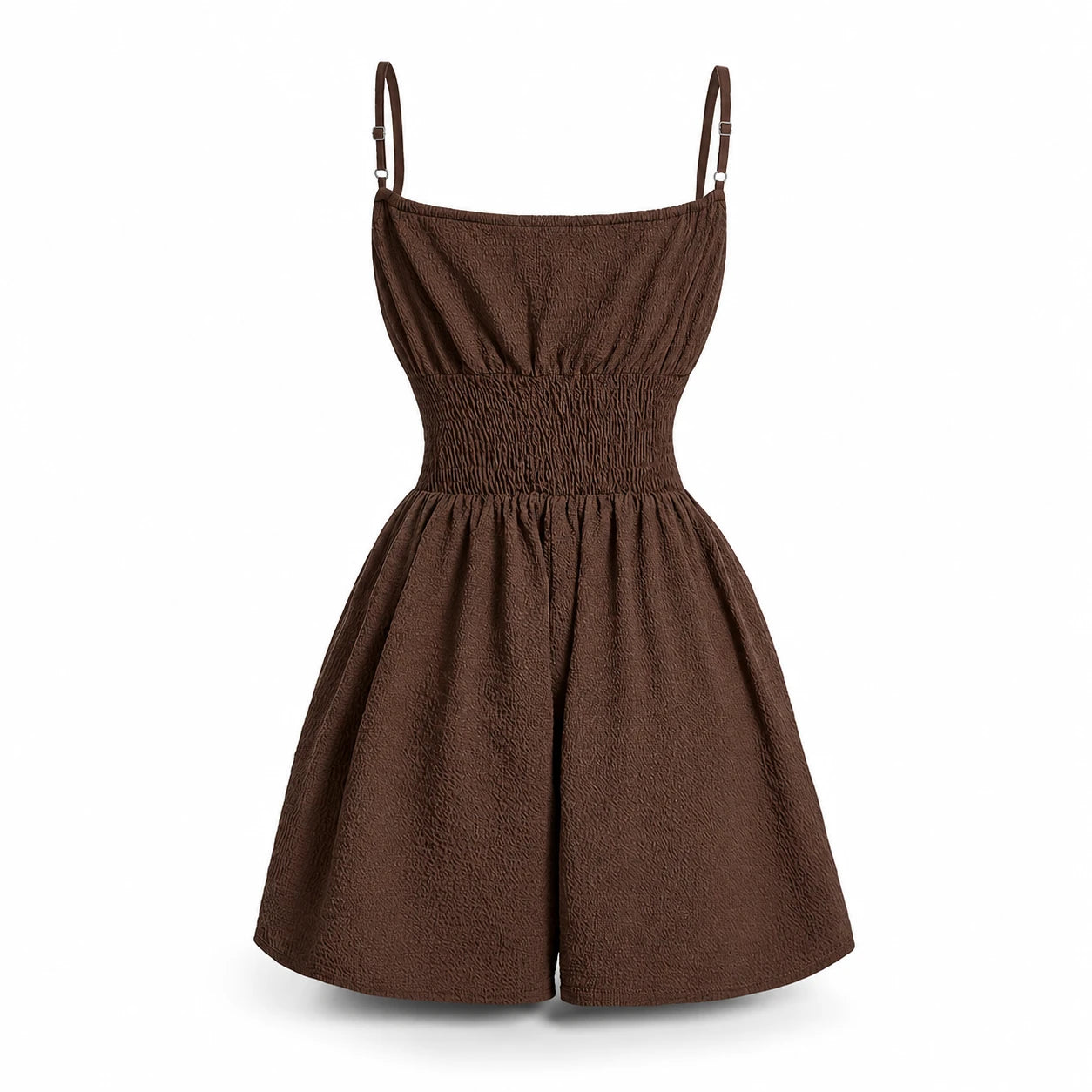 Textured Cami Romper WHD0606153