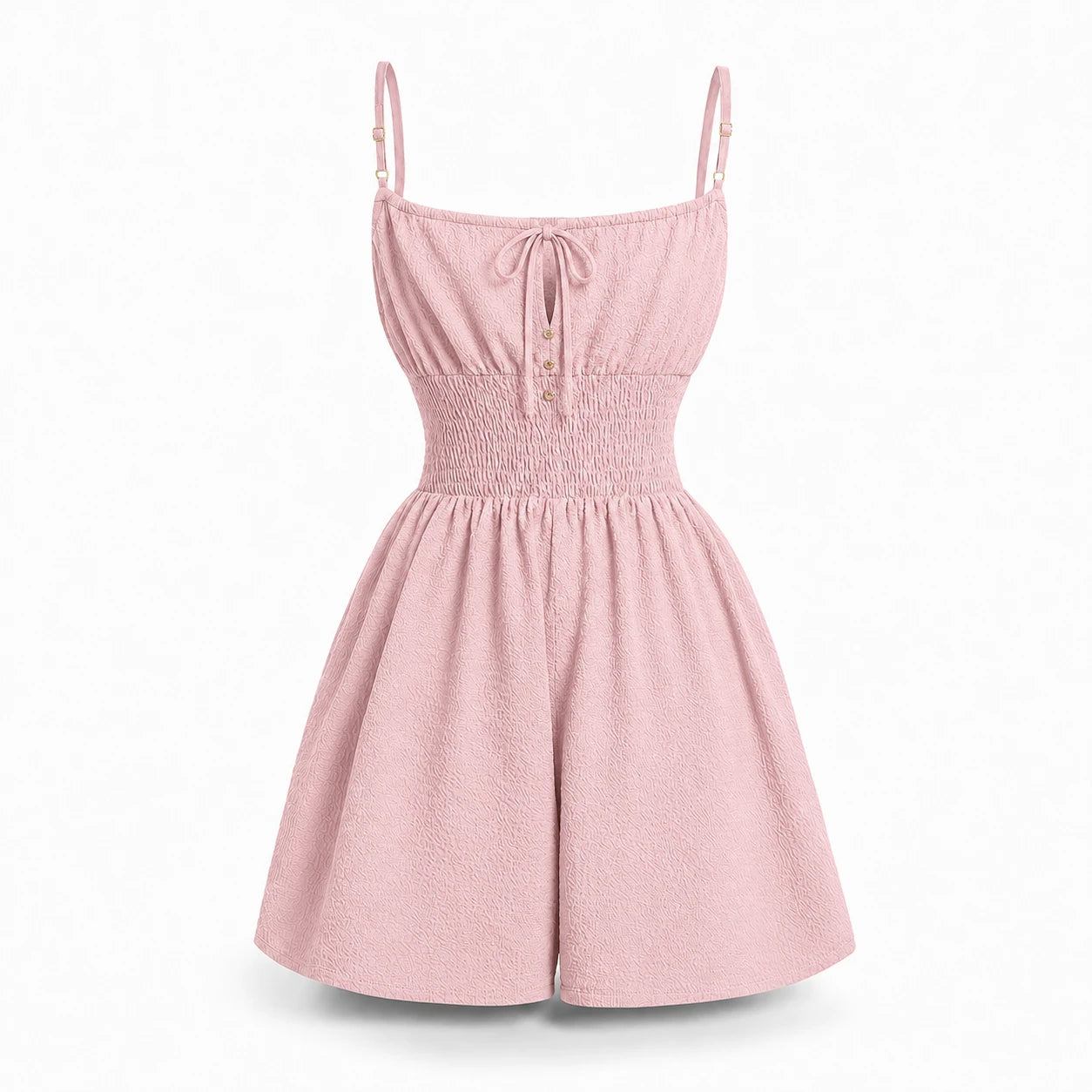 Textured Cami Romper WHD0606153