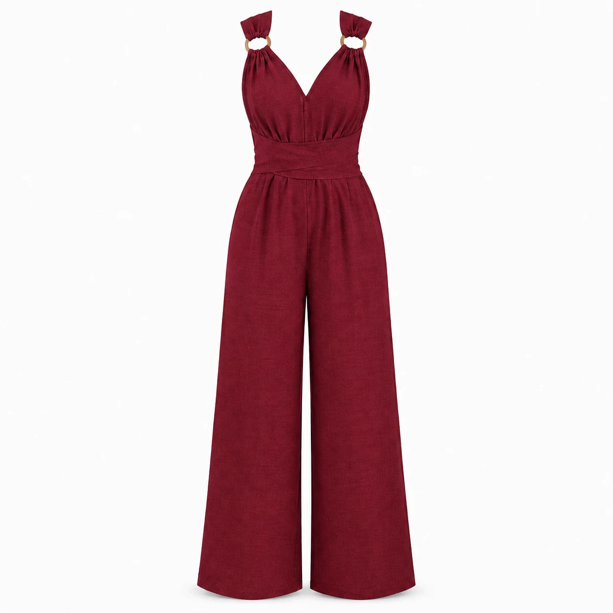 Open Back Wide Leg Jumpsuit WHD0606154