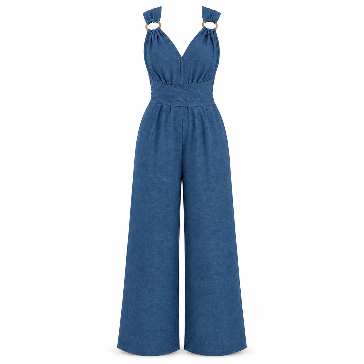 Open Back Wide Leg Jumpsuit WHD0606154