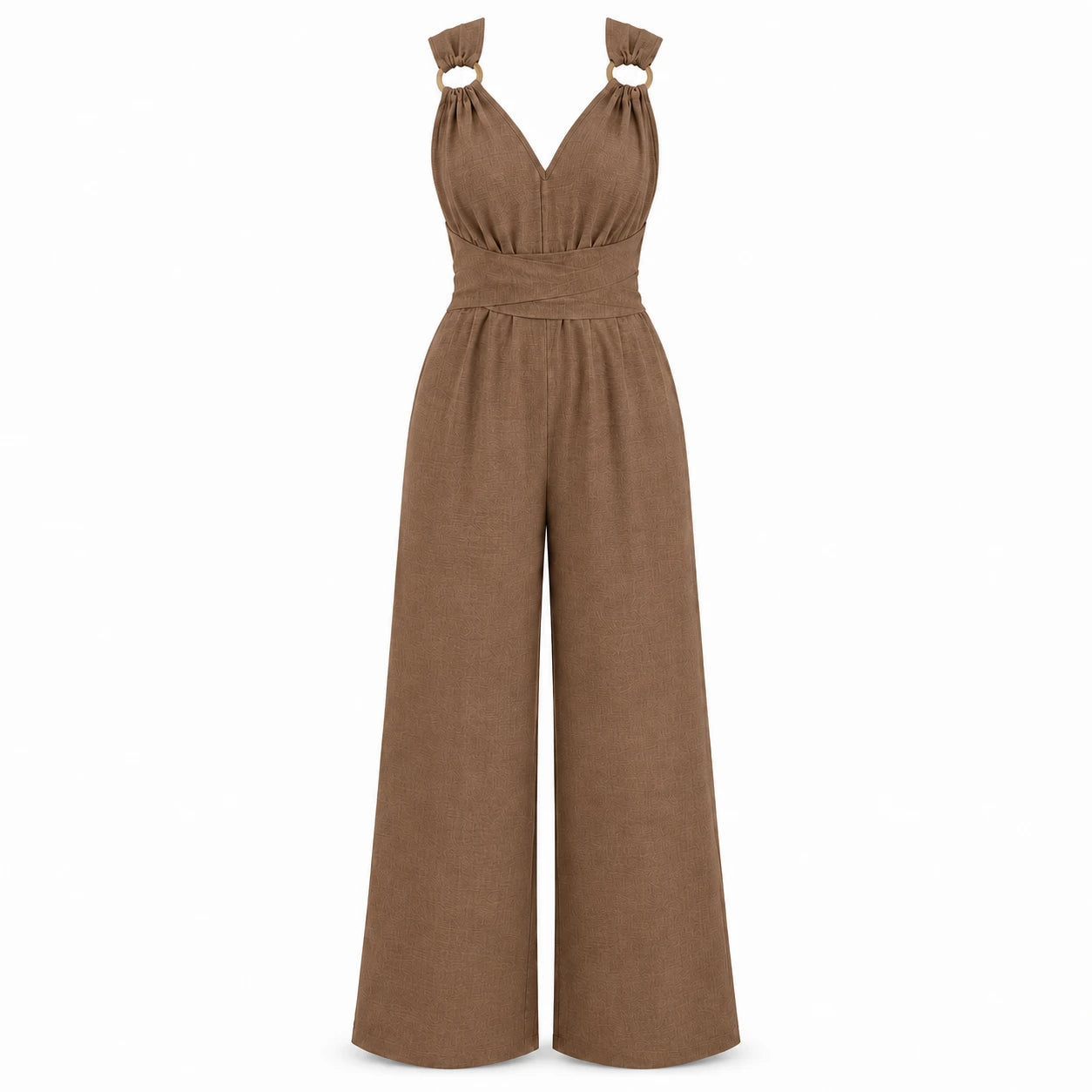 Open Back Wide Leg Jumpsuit WHD0606154