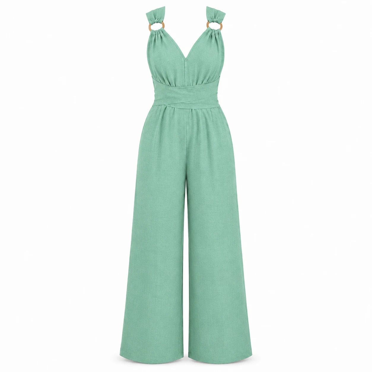 Open Back Wide Leg Jumpsuit WHD0606154