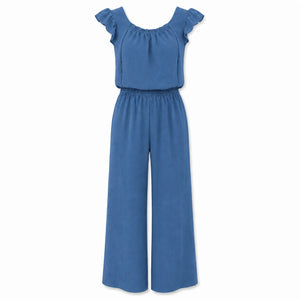 Ruffle Sleeve Wide Leg Jumpsuit WHD0606155